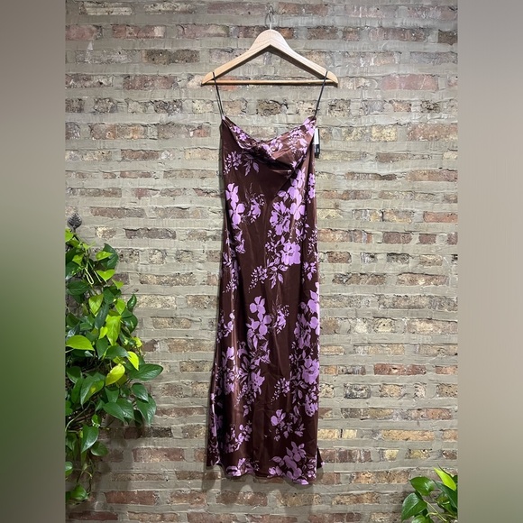 Reformation Joanne Strapeless silk midi dress - Picture 7 of 10